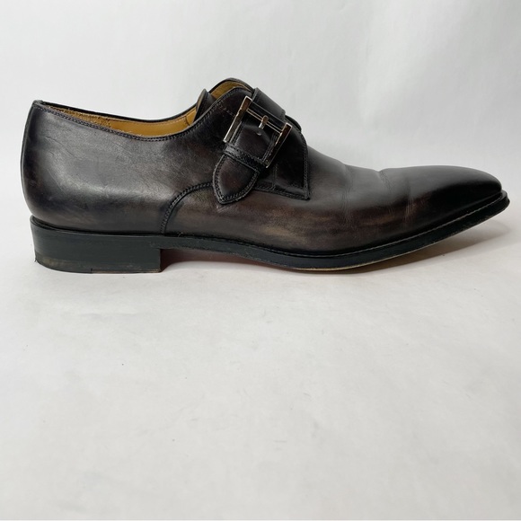 Magnanni Marco Single Monk Strap Dress Shoes Size 10 - Picture 4 of 13